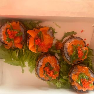Rolo Frito de Salmão Especial do Chef