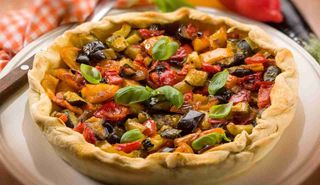 Focaccia vegetariana