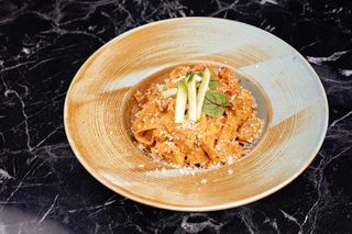 Tagliatelle cu vită și rață