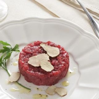 Tartare con Tartufo e Miele al Tartufo 