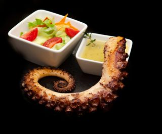 Октопод на плоча (280г)