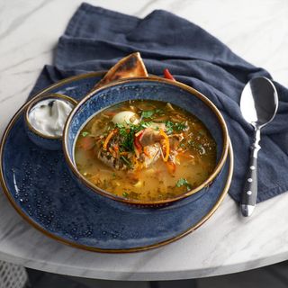 Supa de prepelita cu taietei de casa 