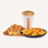 ორმაგი ყველის კრუასანი კომბო