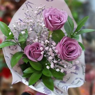 Tres Rosas tonos Malvas "Santa Catalina"