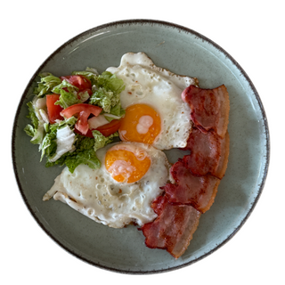 Яєчня з беконом (250г)