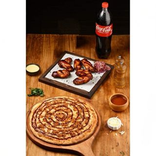 Large Standard Pizza + 6pc Chicken Wings + 1L Soda