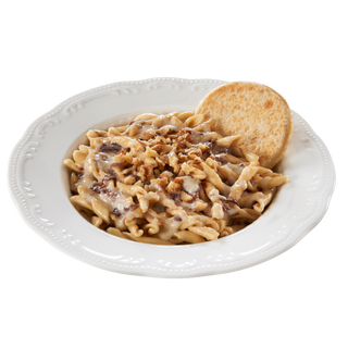 Strozzapreti gorgonzola, radicchio, noci