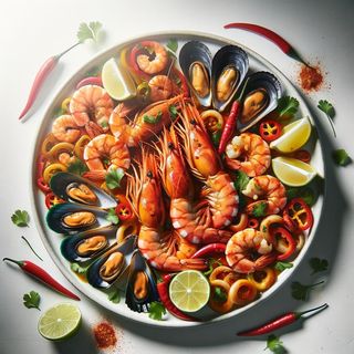 Owoce morza na ostro