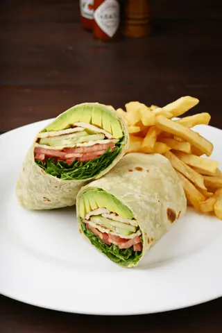 Halloumi & Avocado Wrap