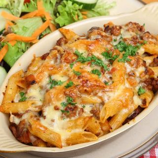 Gratins De Pâtes À La Bolognaise 