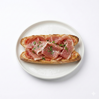 Pan Tumaca Con Jamón Serrano