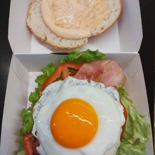 Hamburguesa pollo completa