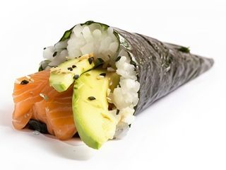temaki de salmon 1 pieza