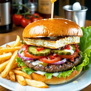Burger Vege halloumi