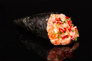 Temaki de Salmão Spicy