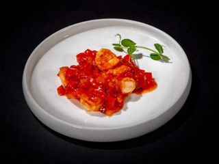 Gamberetti in salsa chili