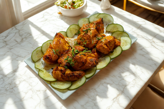 Garlic chicken tikka