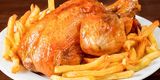 Poulet Entier Avec Frite Et Sauce