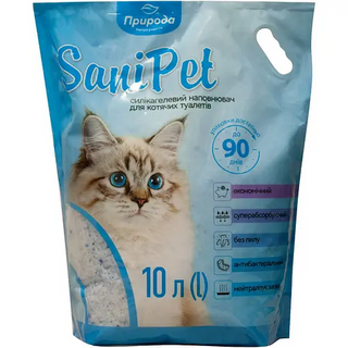 Наповнювач силікагель SANI PET 10л