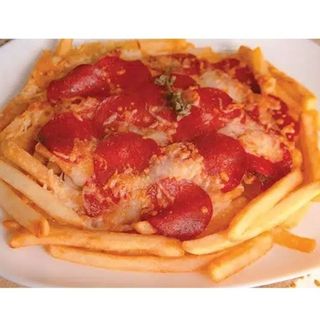 Patatas Gratinadas con Pepperoni