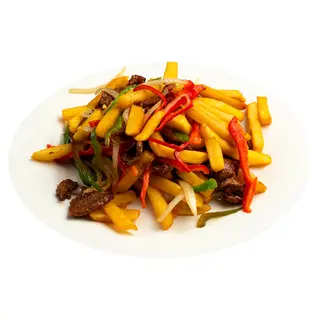 Фри с мясом
