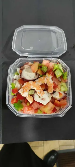 Salpicón De Pulpo Y Langostinos