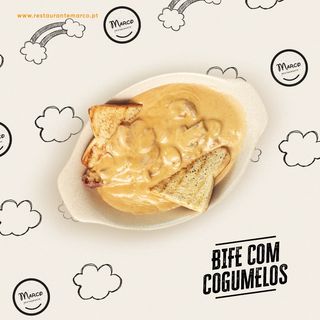 Bife com Cogumelos