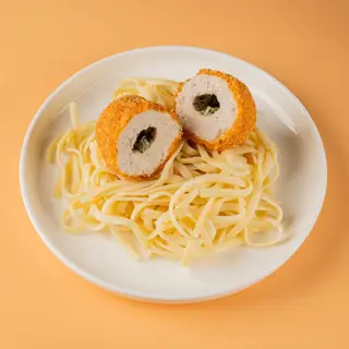 Спагеті з котлетою по-київськи (250г)