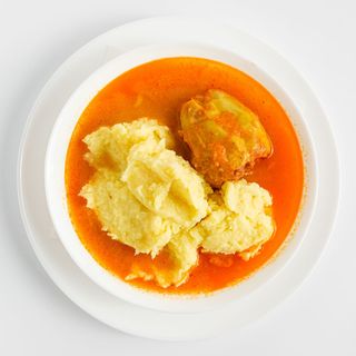 Punjena paprika s pire krumpirom