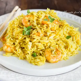 302.Riso gamberi e curry