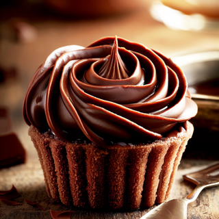 Tortino al cioccolato con cuore morbido al 70 %   (fatto da noi)