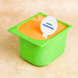 Sorbete de mandarina