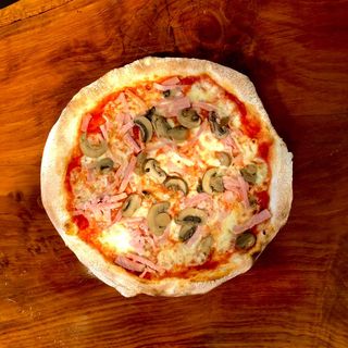 Prosciutto e funghi maxi