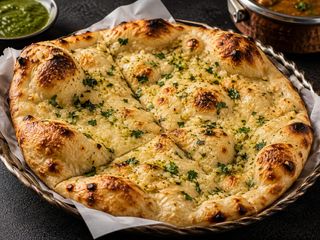 Garlic naan
