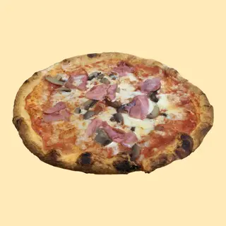 Cotto e funghi