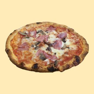 Cotto e funghi