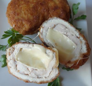 Devolay z serem i szynką