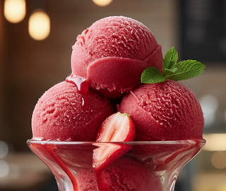 Helado de sorbete fresa (500ml.)