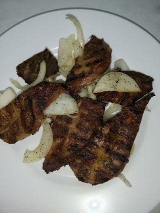 Свински дроб на скара