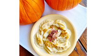 Jesienne pierogi z dynią