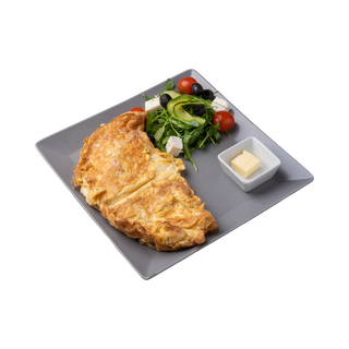 Omlet z szynką i serem