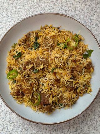 Lamb biryani