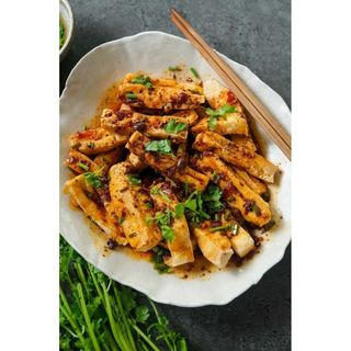 Tofu With Mushroom In Hot Garlic Sauce