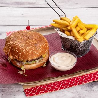 Menú  Beef Cheese Burger