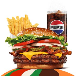 Double Bacon & Cheese Whopper Zestaw