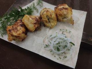 Шашлик з курячої грудки (порція 300г)