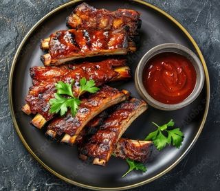 Coaste de porc la gratar