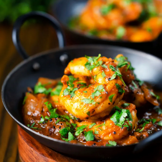 Caril de Camarão Gigante