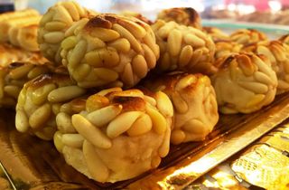 Bolitas Piñón y Mazapán