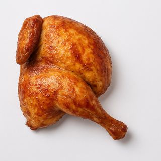 Пиле на грил половин